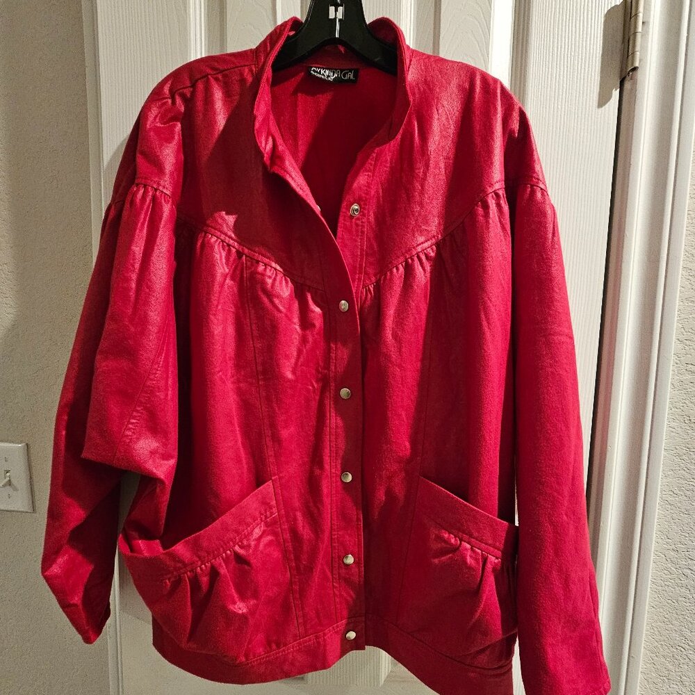 Vintage My Kinda Gal Red Jacket